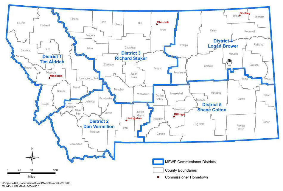 Commissioner map